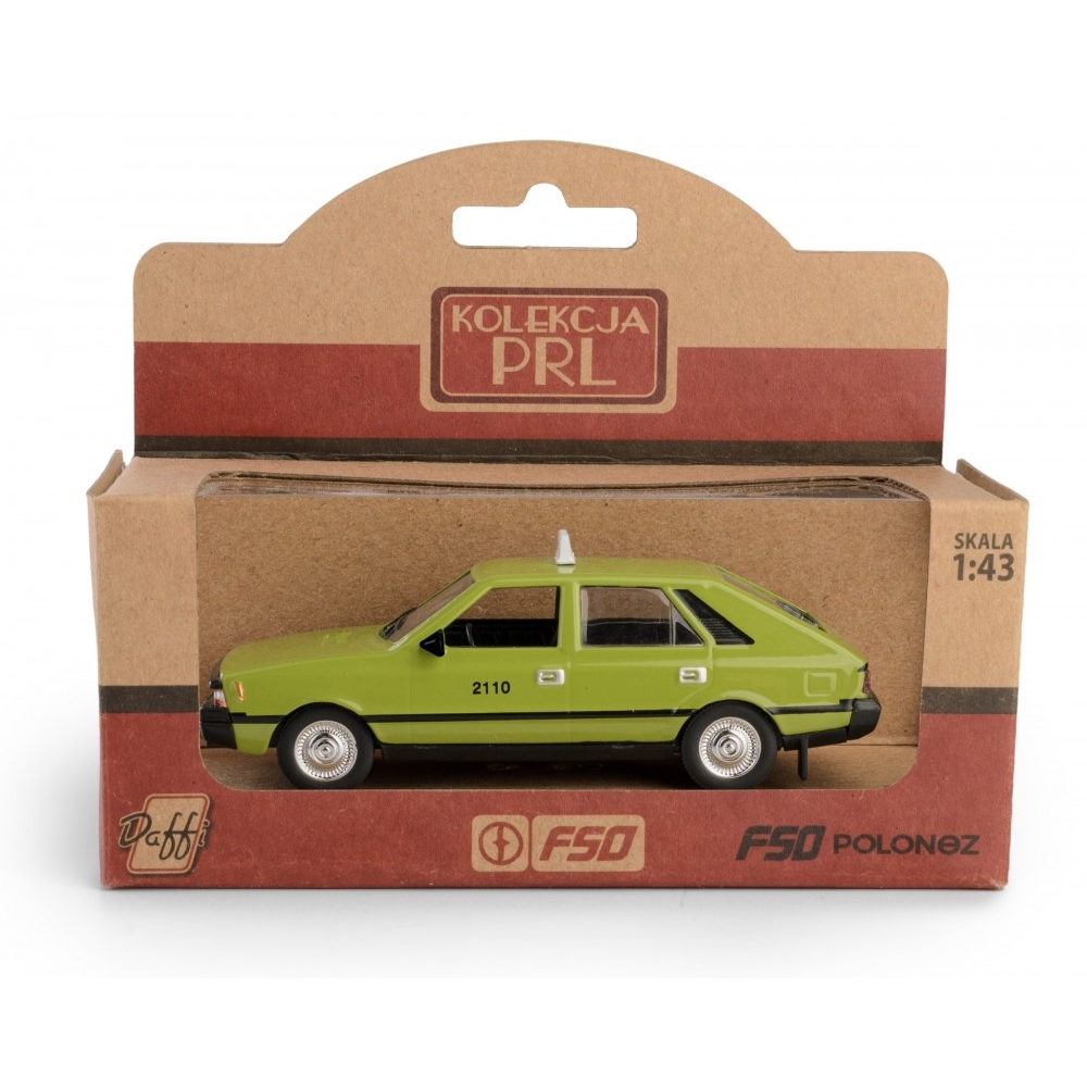 Daffi: PRL FSO Polonez autó fém és műanyag modell - Zöld (K-584)