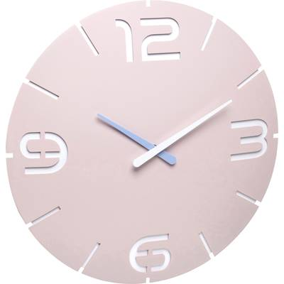 TFA Dostmann (60.3536.16) Rádiójel vezérlésű Falióra 35 cm x 3.5 cm Rózsa (60.3536.16)