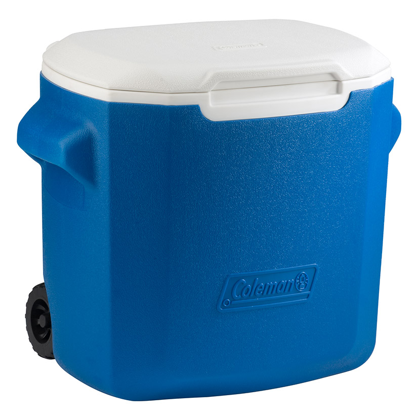 Coleman 28QT Performance kerekes hűtőtáska - Fehér/Kék (2000036086)