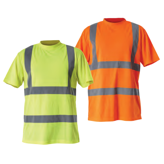 Figyelmeztető póló, narancssárga, "l", ce, lahti (L4020703)