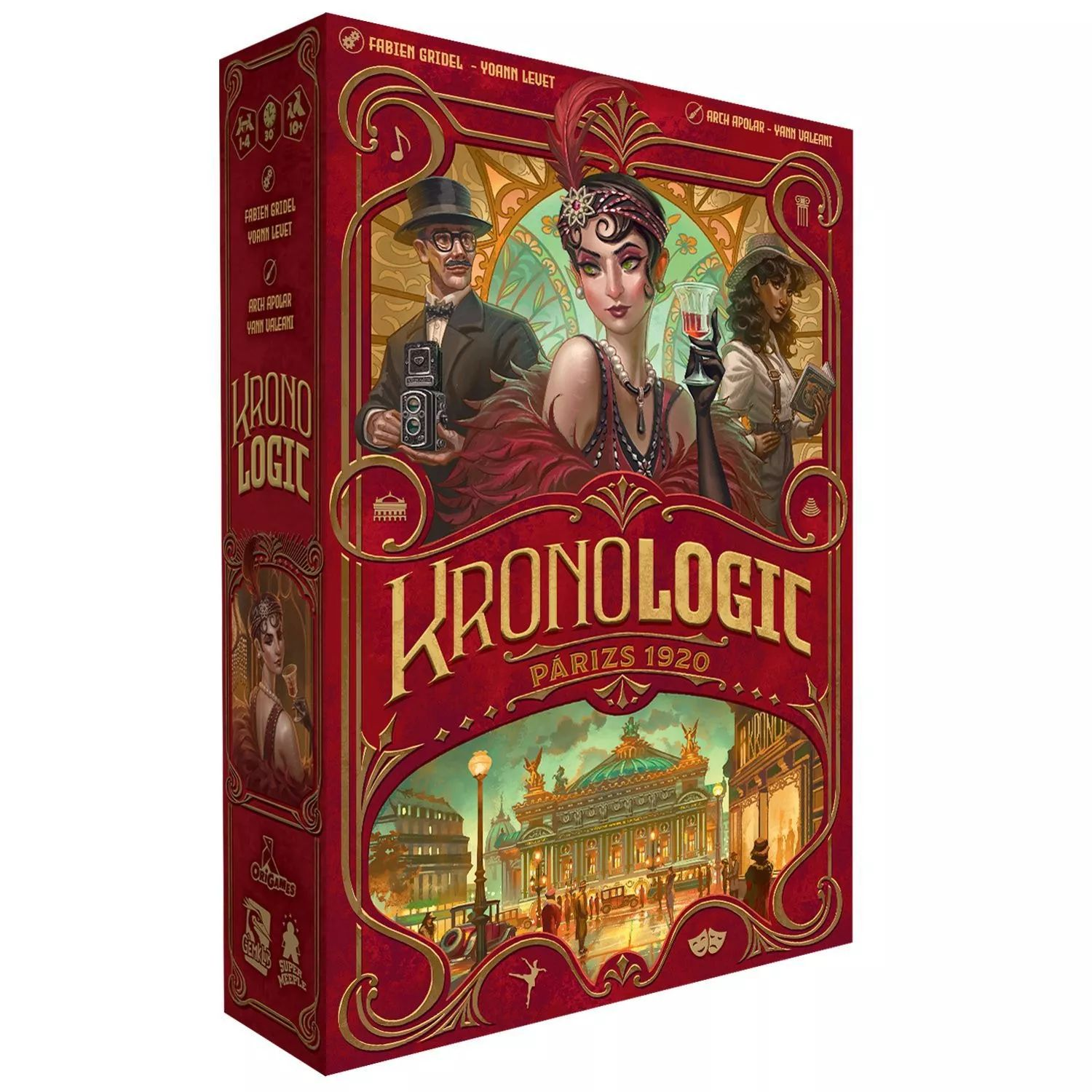 Gém Klub Kronologic - Párizs 1920 Logikai társasjáték (SUP10001)