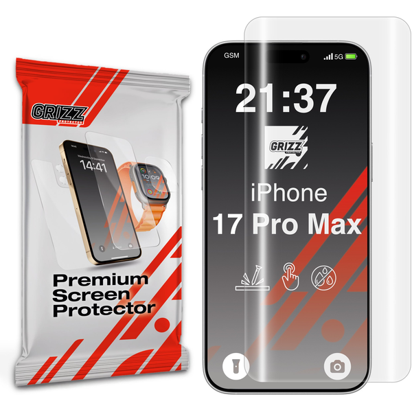 Folia hydrożelowa GrizzGlass Hydrofilm do Apple iPhone 17 Pro Max