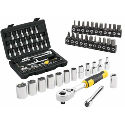 Комплект инструменти, Stanley STMT82672-0, гаечен ключ 1/4 + 37 части