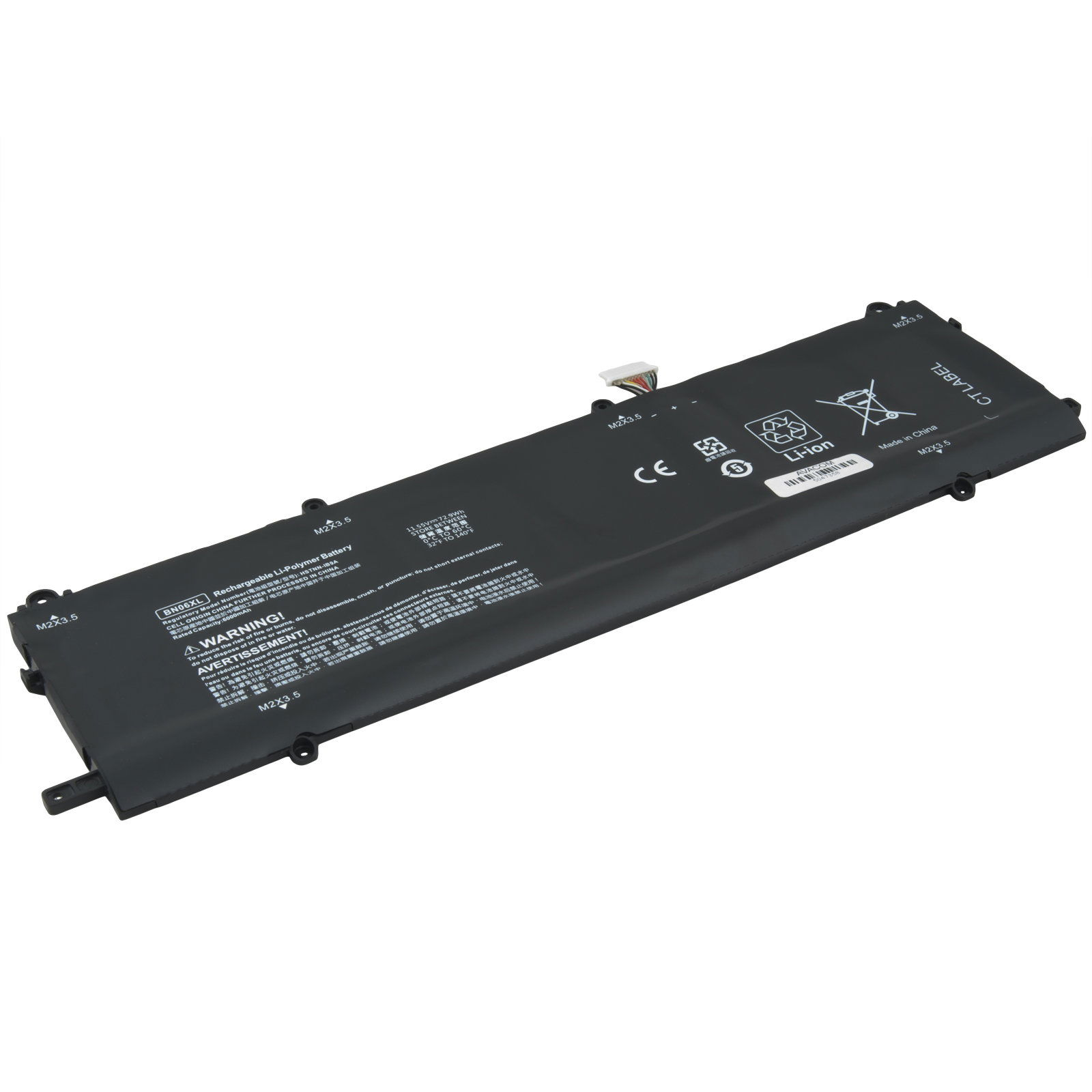 Avacom BN06XL HP Spectre x360 15-eb Series Li-Pol 11,55V 6320mAh 73Wh (NOHP-BN06XL-73P)