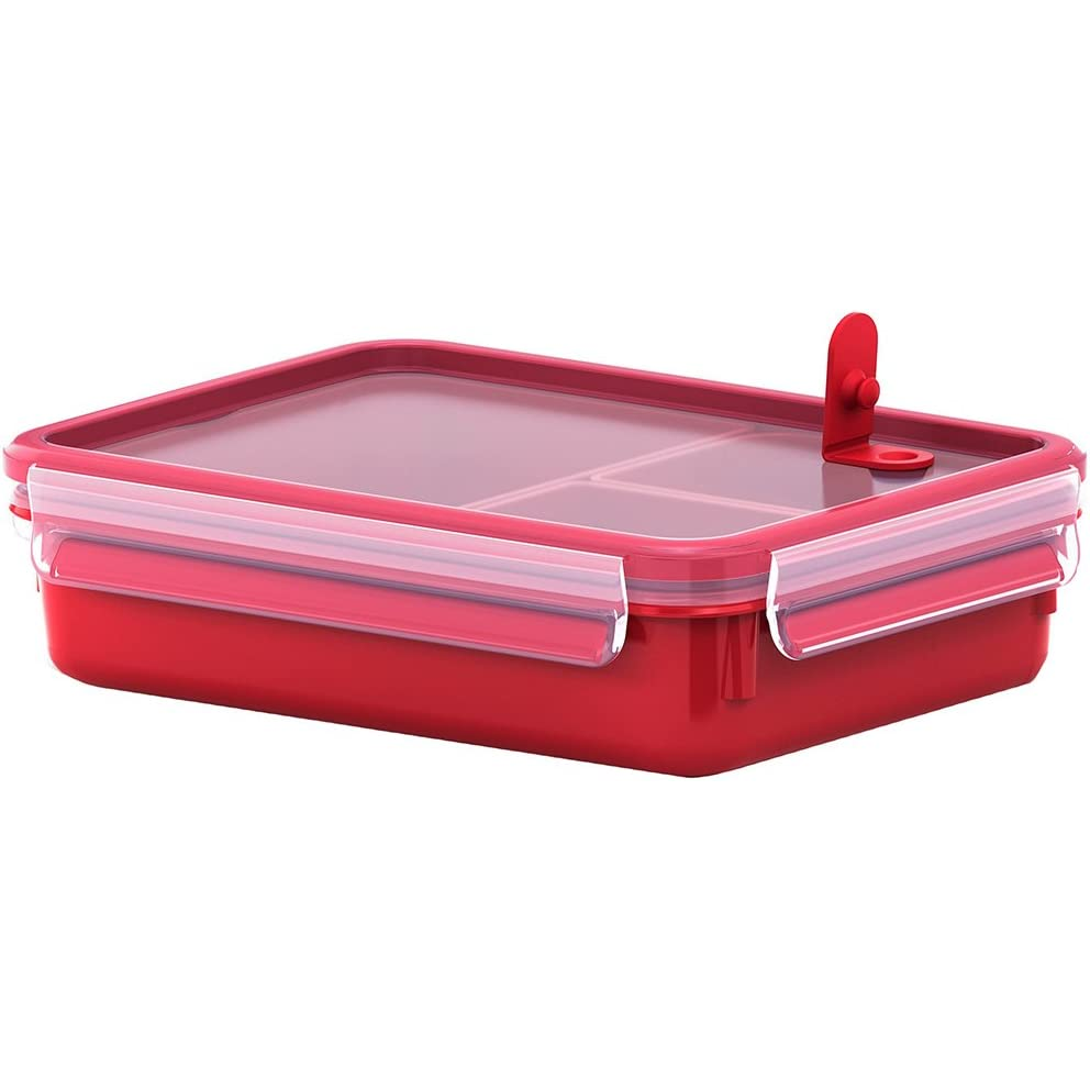 EMSA 517775 élelmiszertároló doboz 1,2 L Vörös, Átlátszó 1 db (517775)
