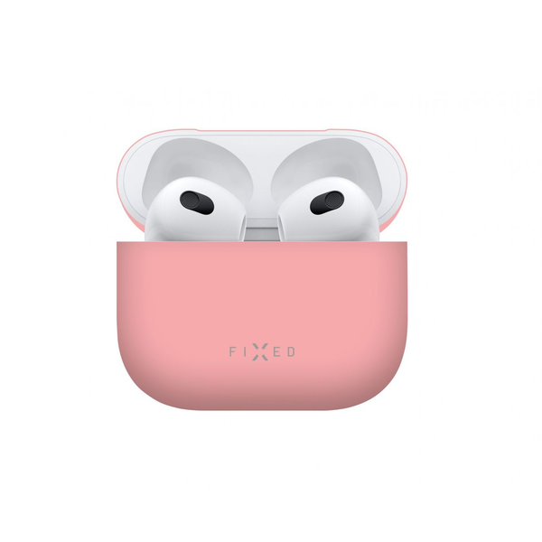 FIXED Silky Apple AirPods Pro tok rózsaszín (FIXSIL-754-PI)