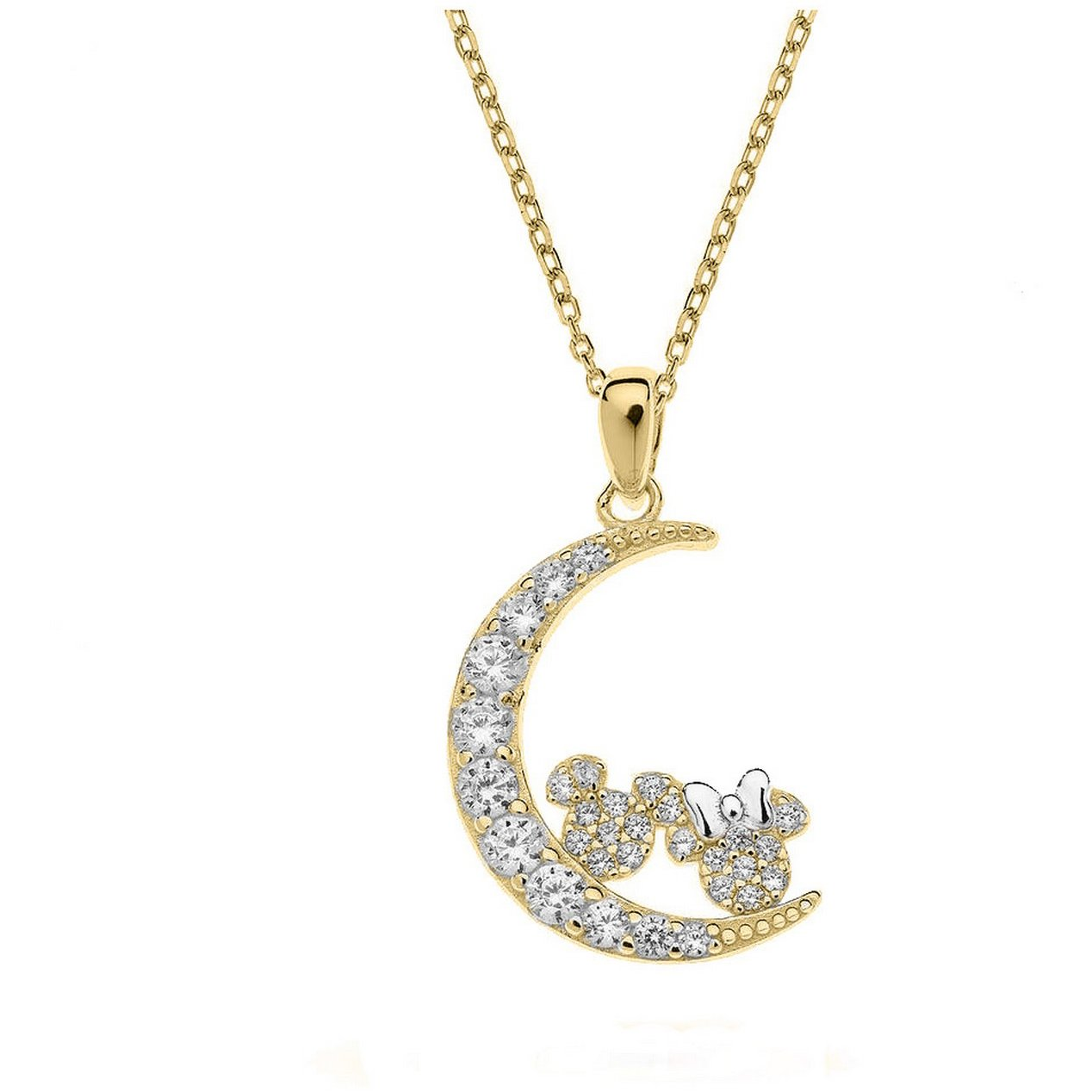 DISNEY Minnie és Mickey egér, ezüst CS00031QZWL-P. CS (Ag 925/1000, 2,98 g) (198660038812)