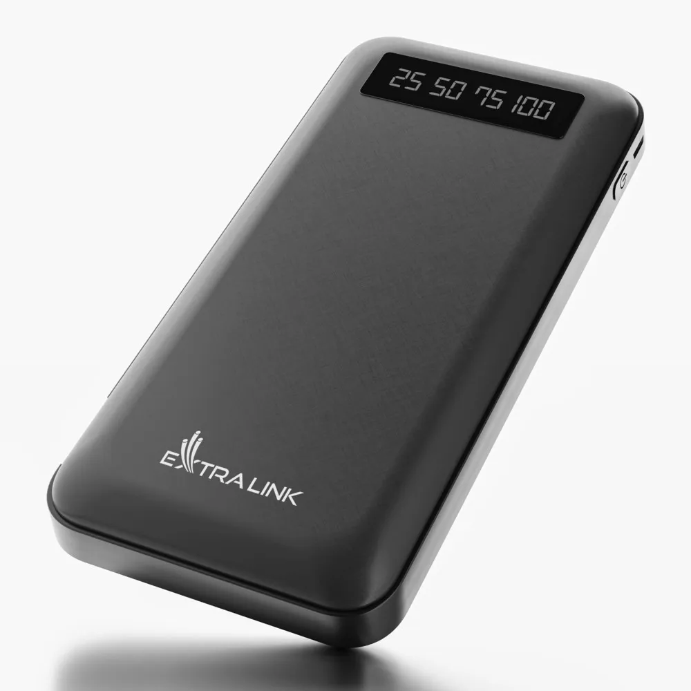 ExtraLink EPB-083 Power Bank 10000mAh - Fekete (EPB-083)