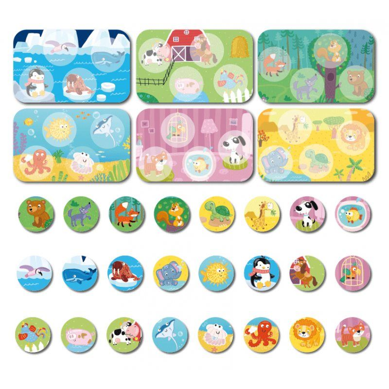 Dodo Állatok és Lakhelyek társasjáték (DOG300196) (DOG300196)