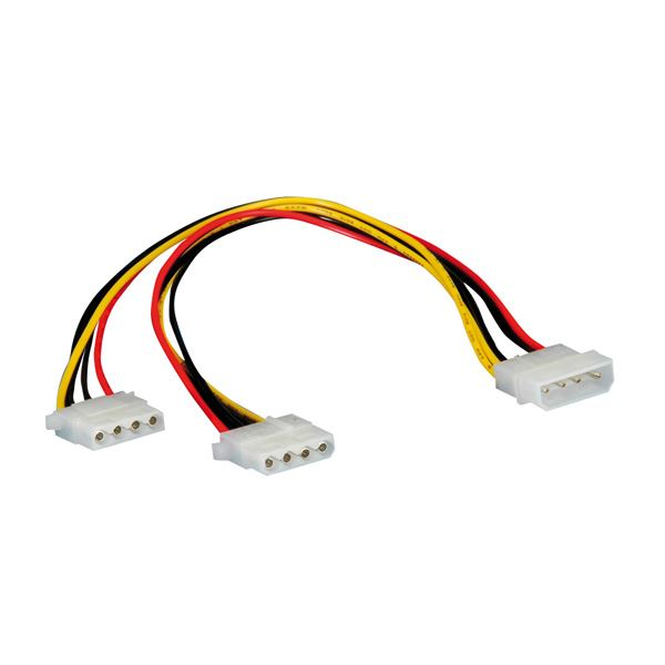 ROLINE Y-Kabel 4 pol. HDD / 2x 4 pol. HDD 0,3m