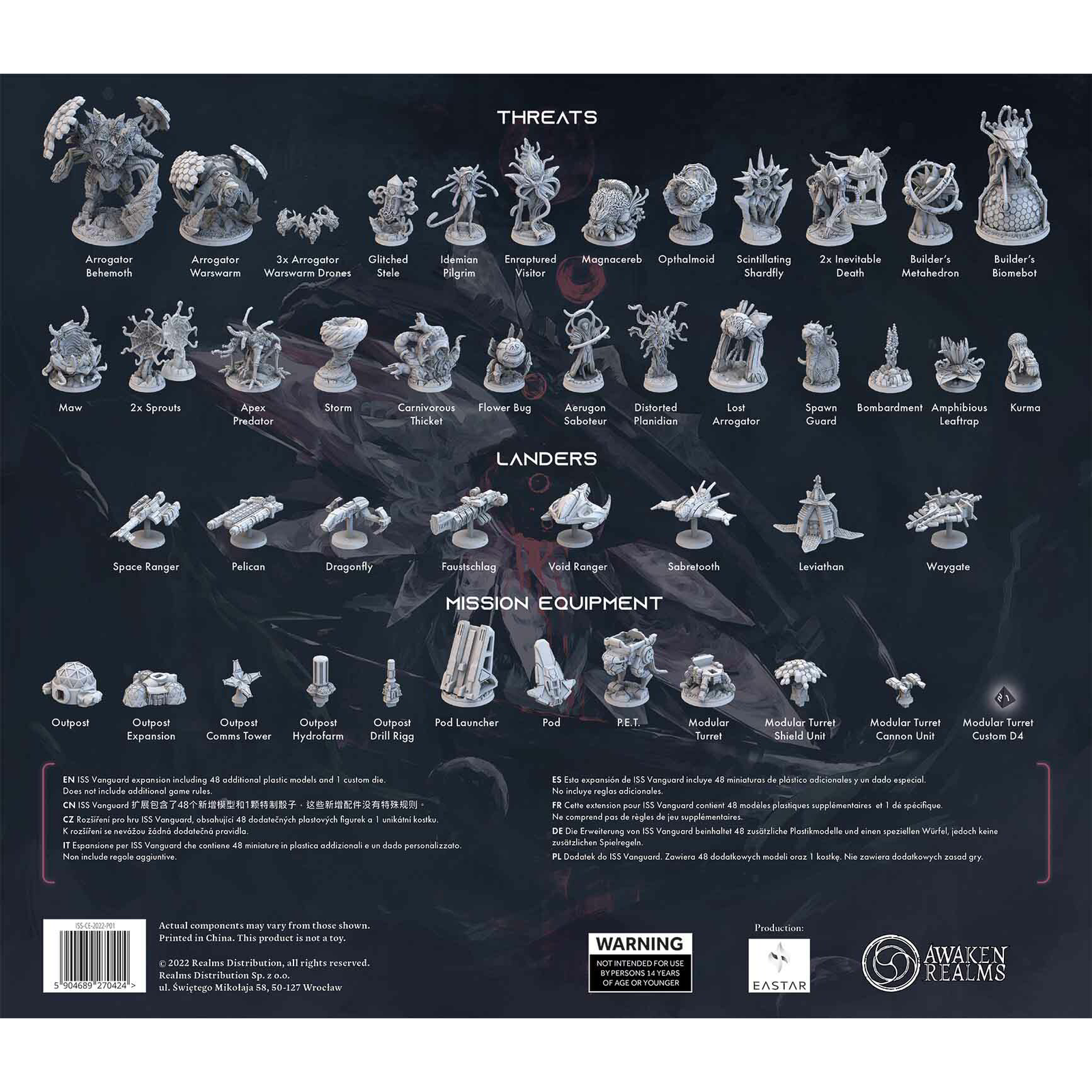 ISS Vanguard Close Encounters Stratégiai társasjáték kiegészítő (DEL34781)