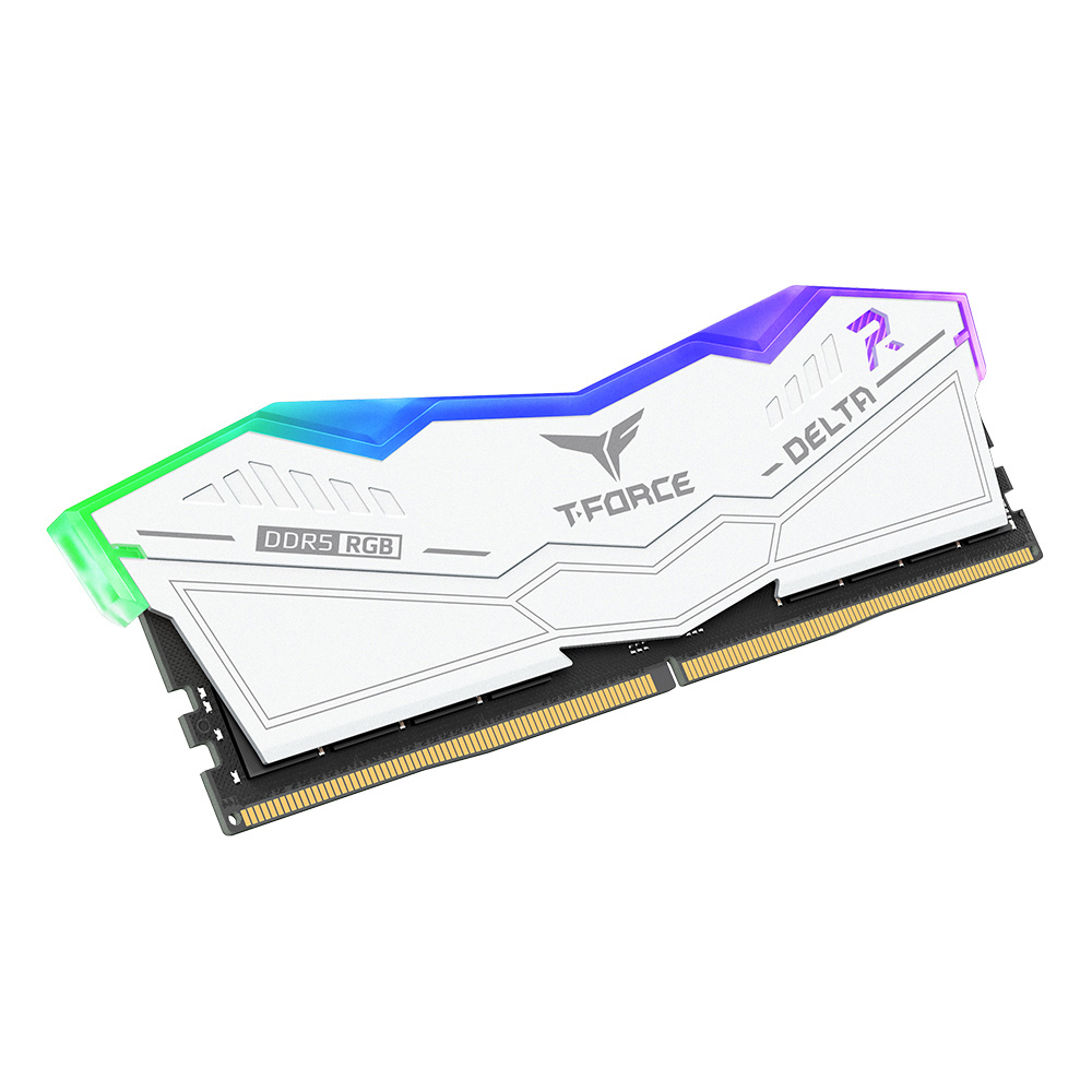 TeamGroup Delta RGB 32GB DDR5 6000MHz CL30 Fehér (FF4D532G6000HC30DC01)