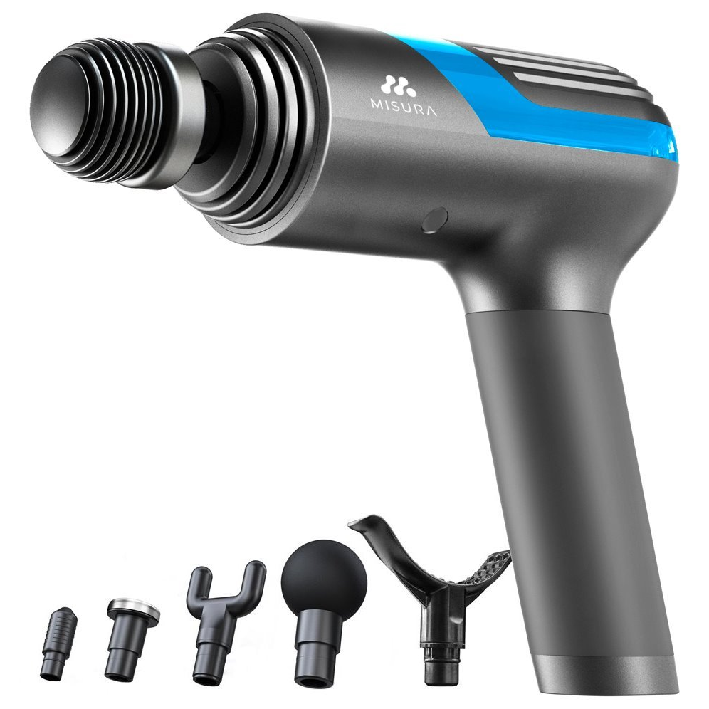 MISURA MB1 Pro Masszázs pisztoly - Szürke / Kék (P21MB1PROBE)