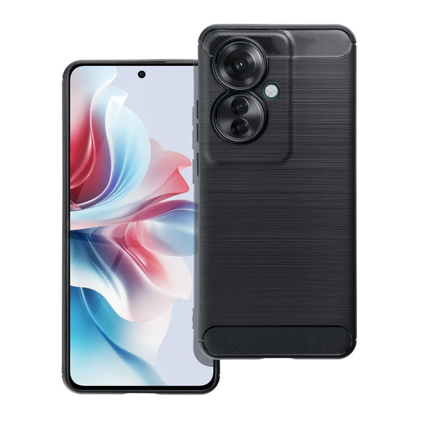Oppo Reno 11F 5G készülékhez Carbon tok fekete