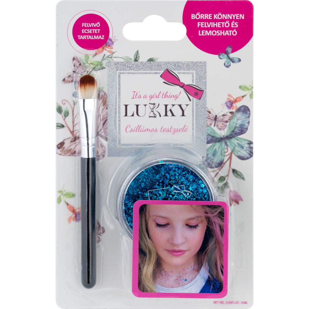 Lukky Csillámos testzselé: Kék (T11924)