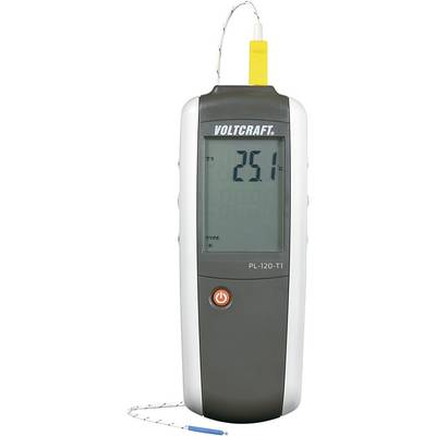 1 csatornás digitális '' K'' típusú hőmérő, -200 - +1372 °C Voltcraft PL-120 T1 (PL-120 T1)