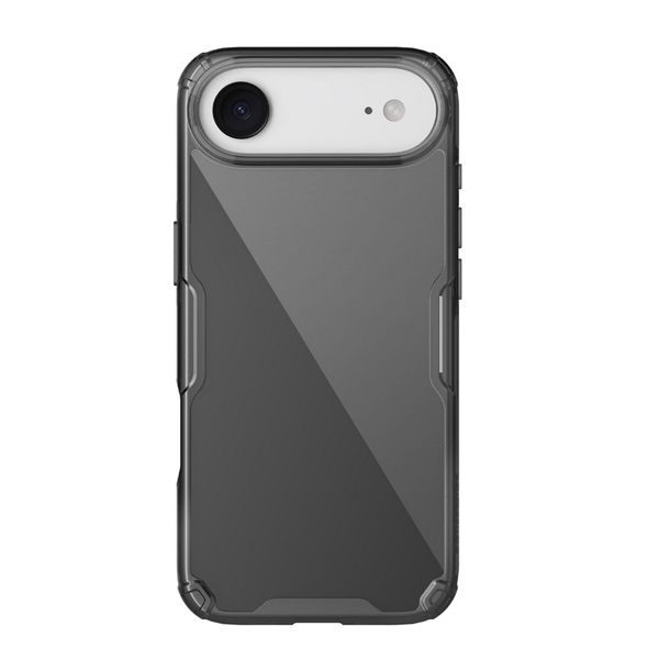 Nillkin NATURE PRO szilikon telefonvédő (ütésállóság, légpárnás sarok) FEKETE Apple iPhone Air (GP-175270)