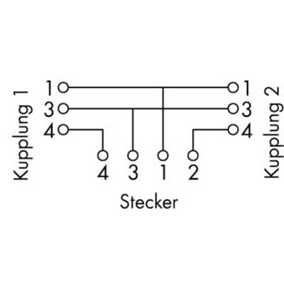 WAGO 756-9301/040-000 Érzékelő-/működtető elosztó és adapter M12 Adapter, Y 1 db (756-9301/040-000)