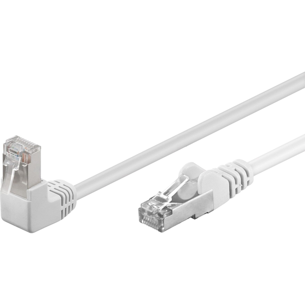  Goobay Patchcord CAT5e, F/UTP, kątowy 90°, 2m (94179)