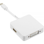 InLine 17195I adaptér na video kábel 0,15 m Mini DisplayPort DisplayPort + DVI + HDMI Biela