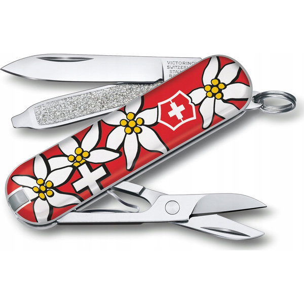 Victorinox Stella Alpina Női Zsebkés Svájci Bicska - Virág mintás