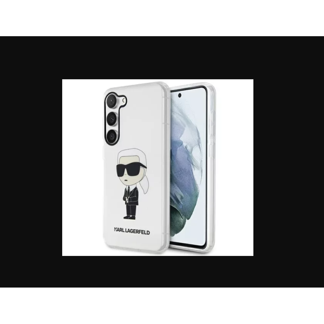 Karl Lagerfeld Samsung Galaxy S23 Hátlapvédő Tok - Átlátszó (KLHCS23SHNIKTCT)