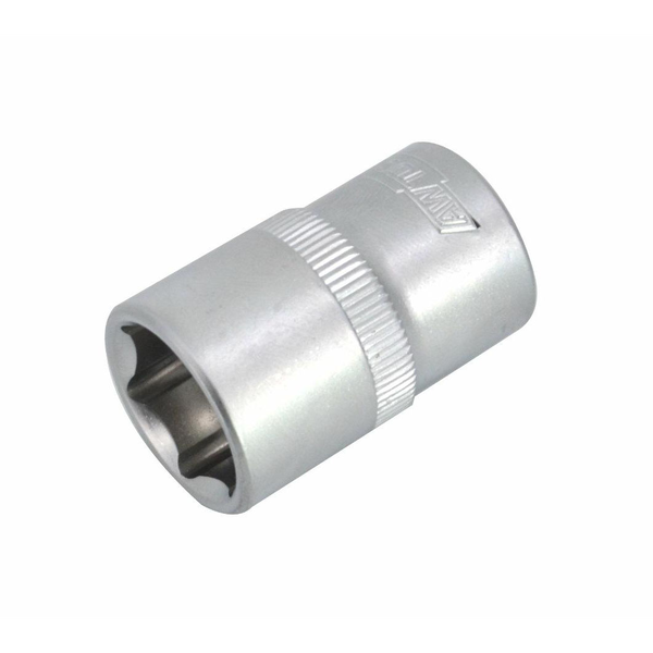 AW NASADKA  6-KĄT  1/2"   KRÓTKA 13 mm BLACK LINE