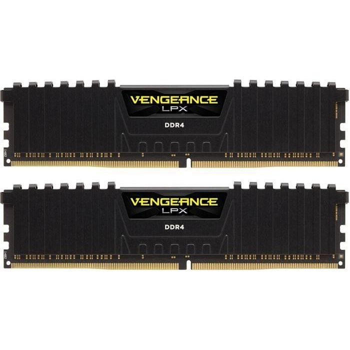 Corsair Vengeance LPX 16GB DDR4 3000MHz CL16 Kit (2x8GB) Fekete (CMK16GX4M2D3000C16)