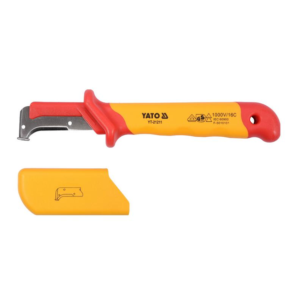 YATO Szigetelt villanyszerelő kés 38 x 155 mm VDE