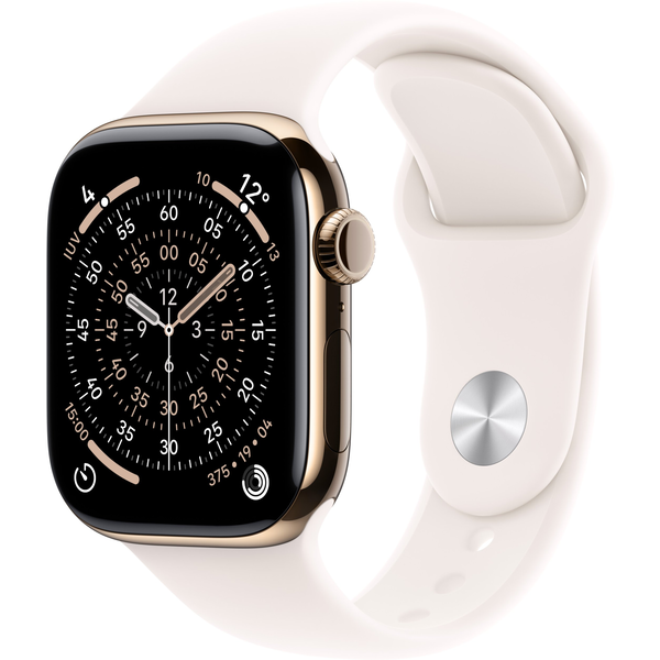 Apple Watch Series 11 GPS + Cellular 42mm Gold Titanium arany okosóra