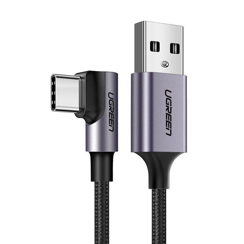 UGREEN US284 Angular USB-C kábel 3A 3m fekete (70255) (UG70255)