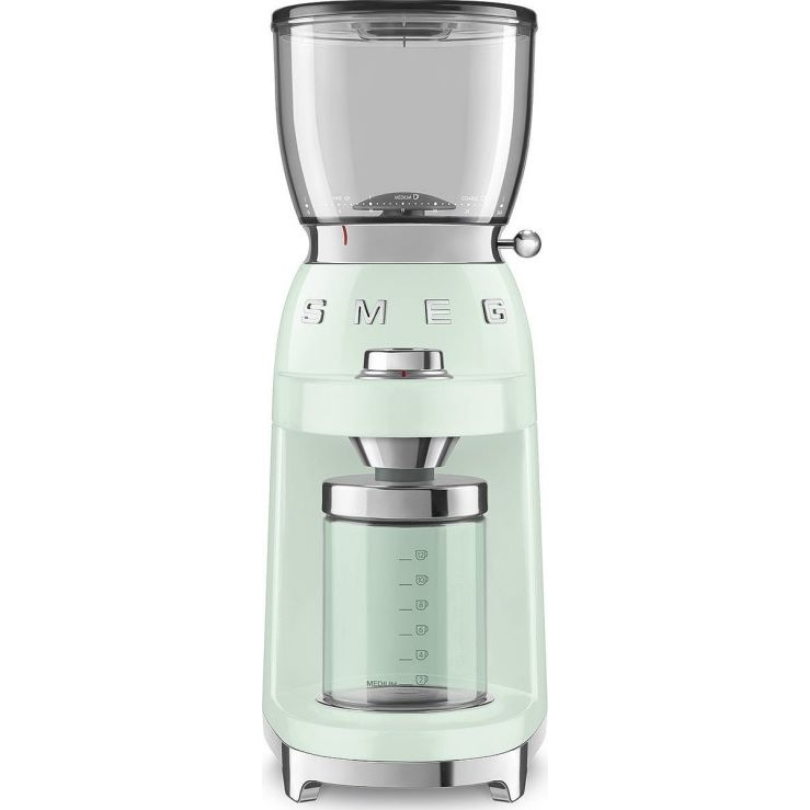 Smeg CGF01PGEU Kávédaráló - Retro Design, 150 W, Világoszöld (CGF01PGEU)