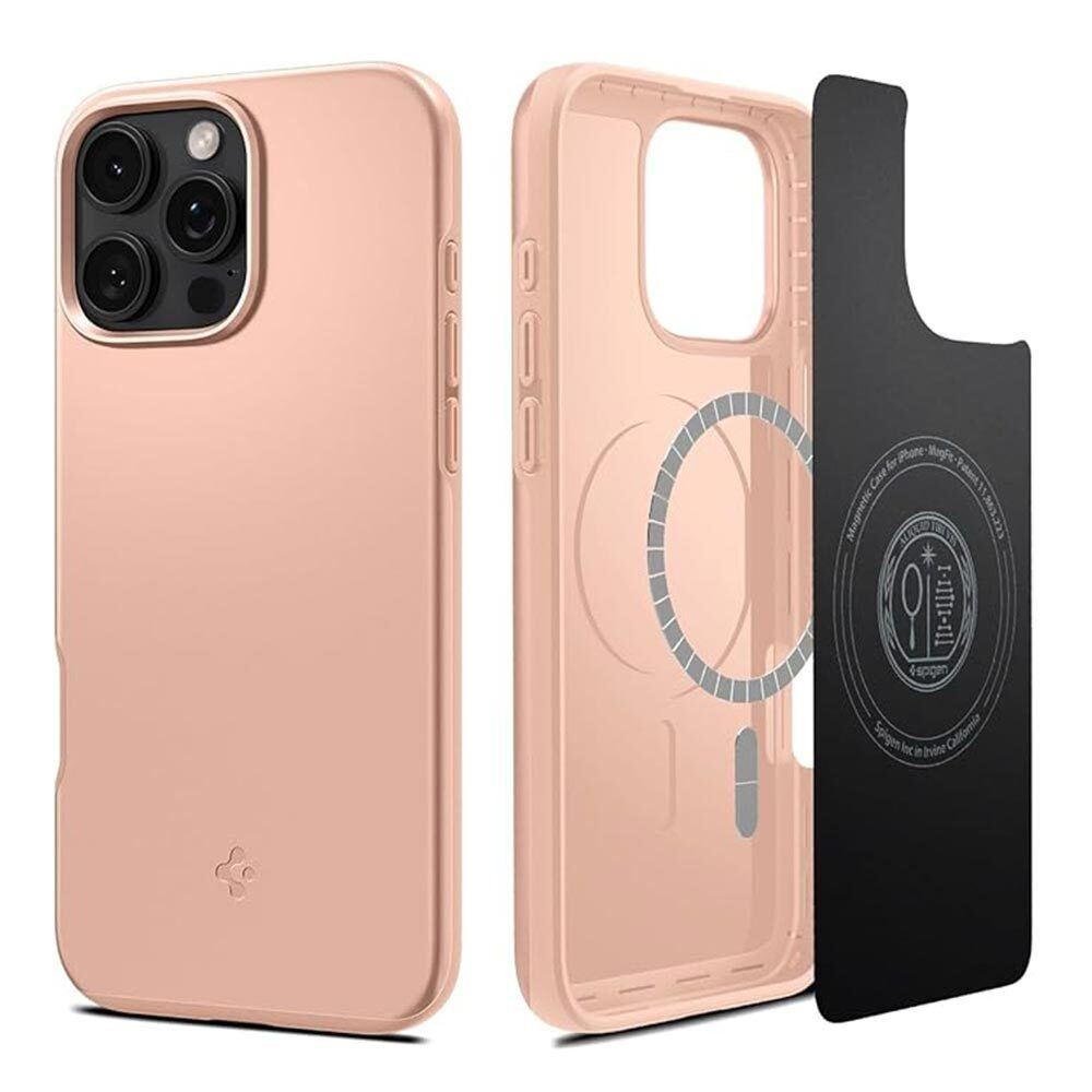 Spigen Thin Fit (MagFit) Apple iPhone 16 Pro Max tok Rose Titanium - rózsaszín (ACS08686) (ACS08686)