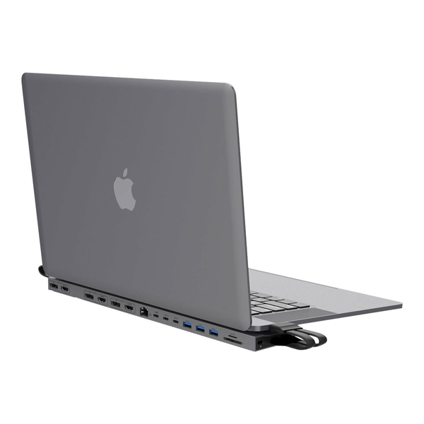 Targus HyperDrive 4K 2 x USB 3.2 Gen 2 (3.1 Gen 2) Type-C Sølv