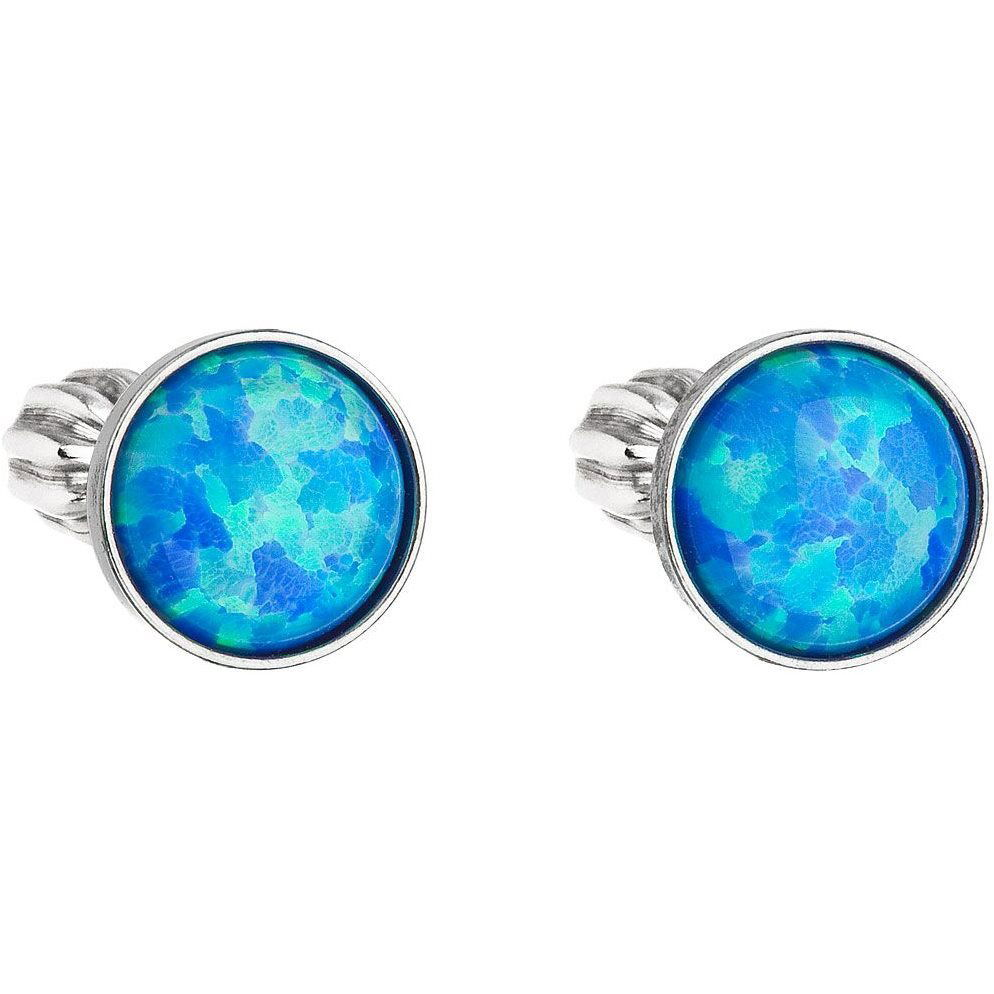 EVOLUTION GROUP 11001.3 kék szintetikus opál Swarovski® (Ag925/1000, 1 g) (8590962110043)