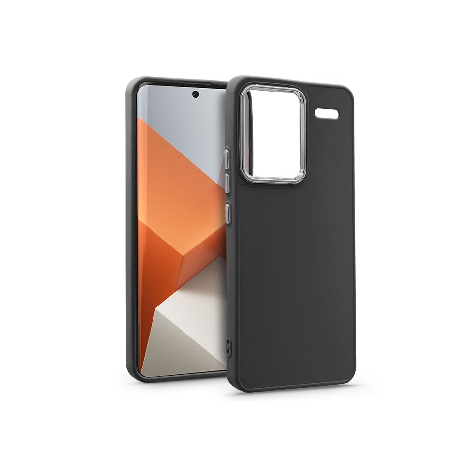 Xiaomi Redmi Note 13 Pro+ 5G szilikon hátlap - Frame - fekete (HF279959)