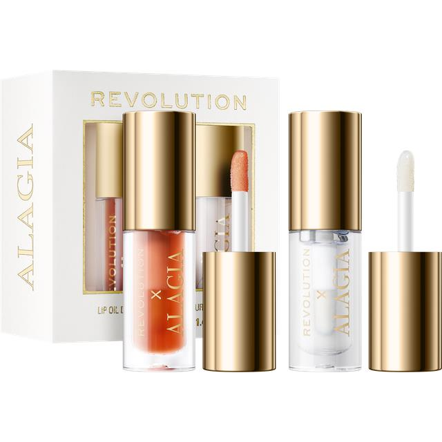 REVOLUTION X Alagia Juicy Duo Mini Lip Oil Duo Dominicana Glow & Sunburn, 2 db (5057566840934)