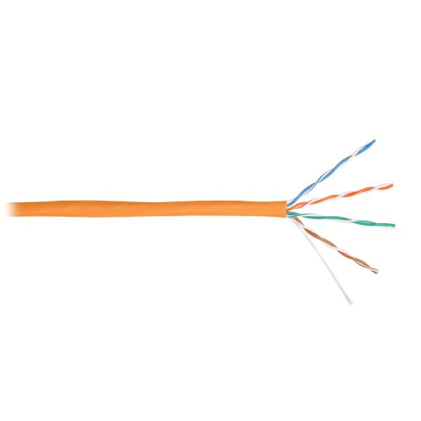 Nikomax Falikábel U/UTP CAT5e BC, 24AWG, LSZH, beltéri, 305m, narancssárga (NMC 4100C-OR)