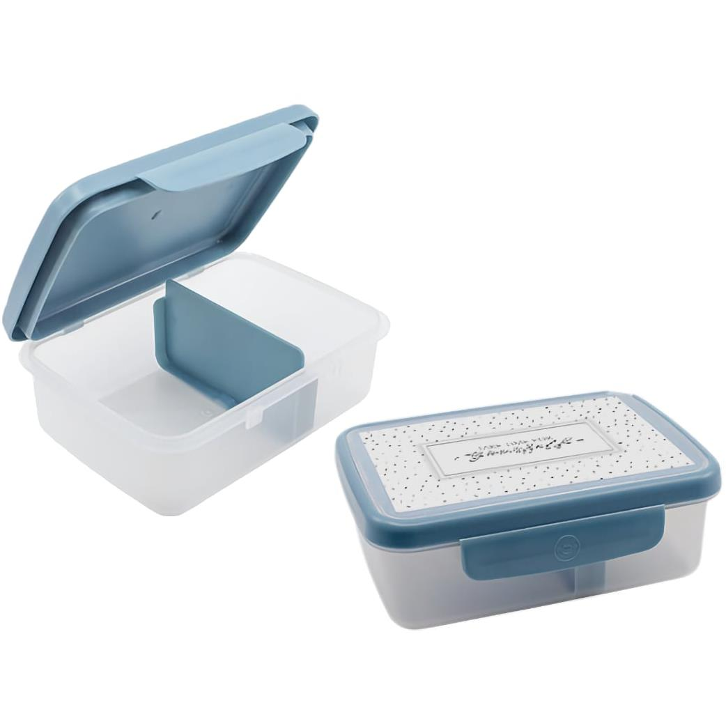 ZDRAVÁ LAHEV SCANDI uzsonnás doboz, szürke-kék (263418766)