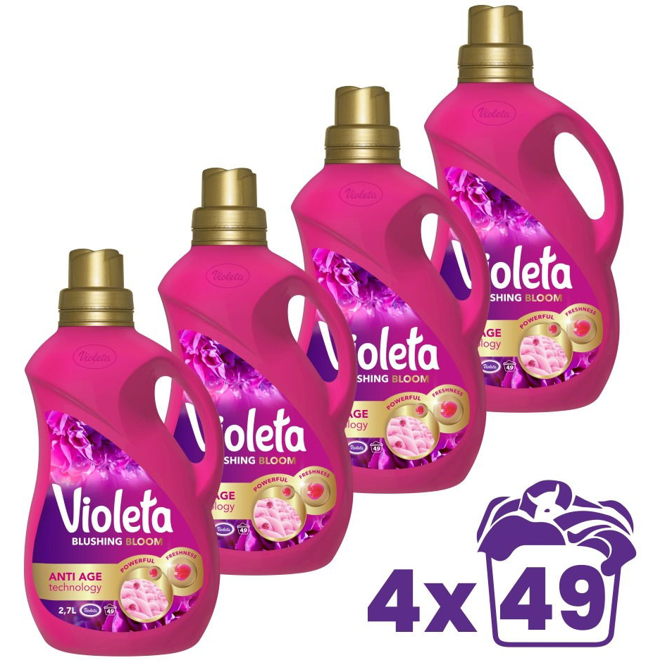 VIOlETA Blushing Bloom 4×2,7 l (196 mosás) (3870128038998)