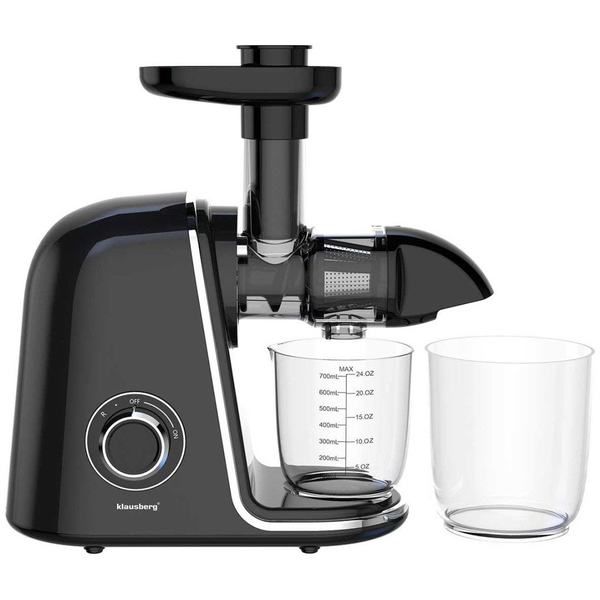 Klausberg KB-7866 150 W Storcător de fructe cu viteză redusă, negru
