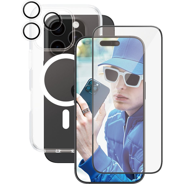 PanzerGlass B1338+2862+1286 képernyő- vagy hátlapvédő mobiltelefonhoz Átlátszó képernyővédő Apple 1 db