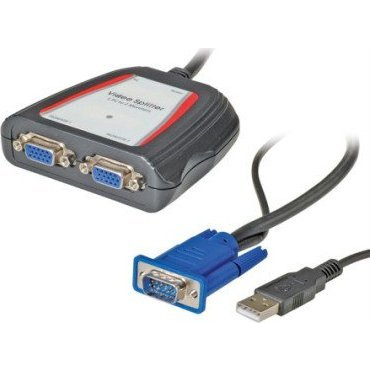 Value VGA elosztó 1920 x 1440 pixel Fekete (14.99.3523)