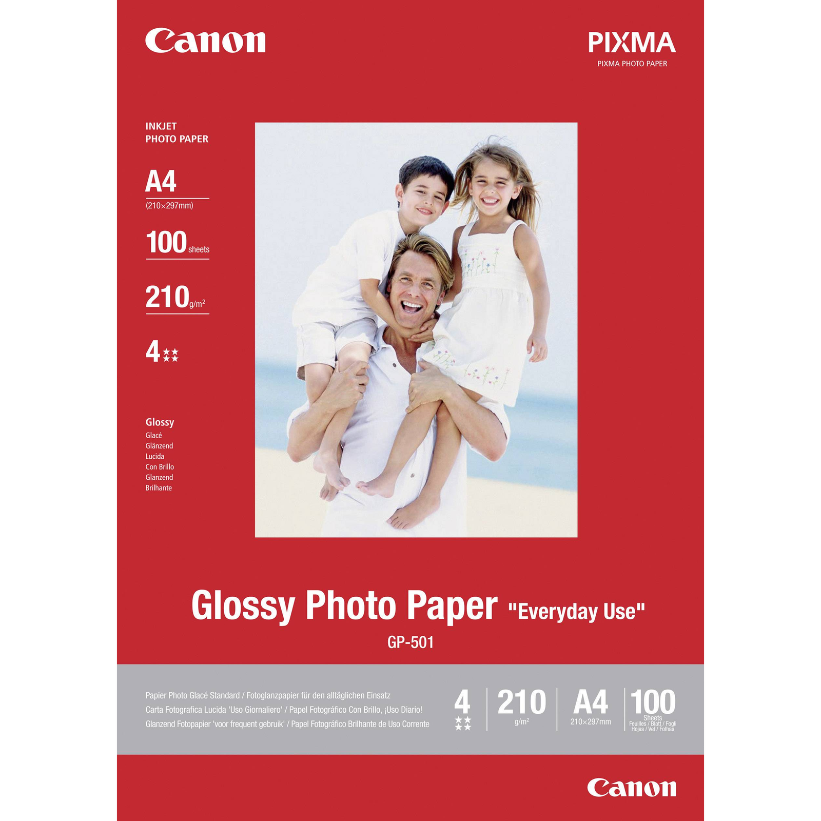 Papír Canon GP-501 lesklý Photo Paper A4 20 listů (0775B082)