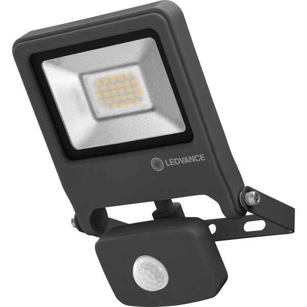 Foco Proyector Led 20w Ledvanceosram Endura 85lm/w Ip44 1700lm Con Sensor Crepuscular Y Movimiento  Blanco Calido 3000k Osram