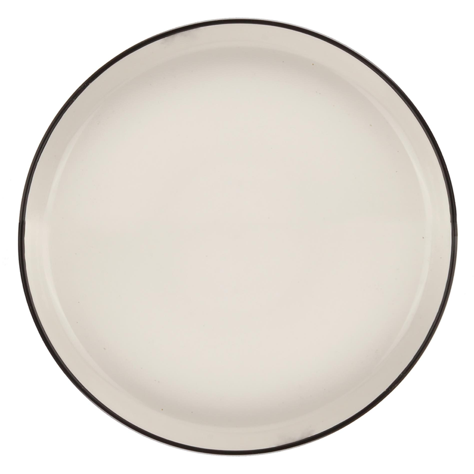 Clay Land Lapostányér, 27,5 cm, fekete-fehér (8928-00-00)