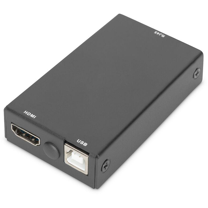DIGITUS HDMI-Dongle f. modulare KVM-Konsolen, RJ45 auf HDMI (DS-51203) (DS-51203)