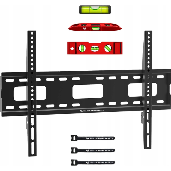 Maclean Mc-419 Soporte Para Tv, Soprte De Pared Para Pantallas De 32-100", Máx. Vesa 600x400, Carga Máx. 80kg