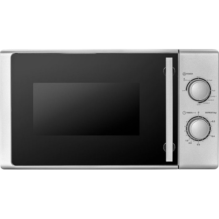 Daewoo DM-2013MSG Mikrohullámú Sütő Grill Funkcióval 700W 20L Ezüst (DM2013MSG)