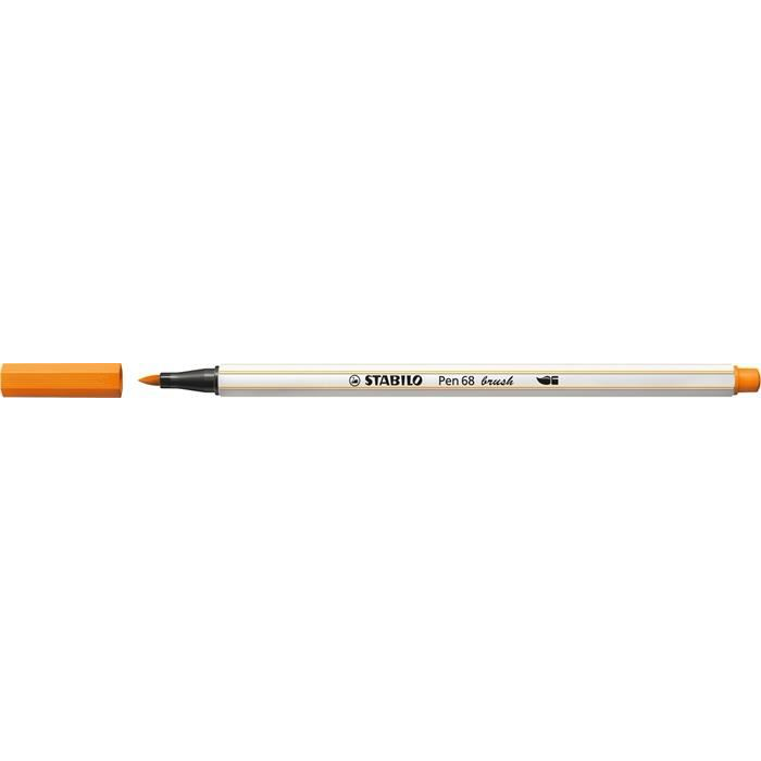 STABILO Pen 68 brush prémium ecsetfilc rugalmas heggyel narancssárga (568/54) (568/54)